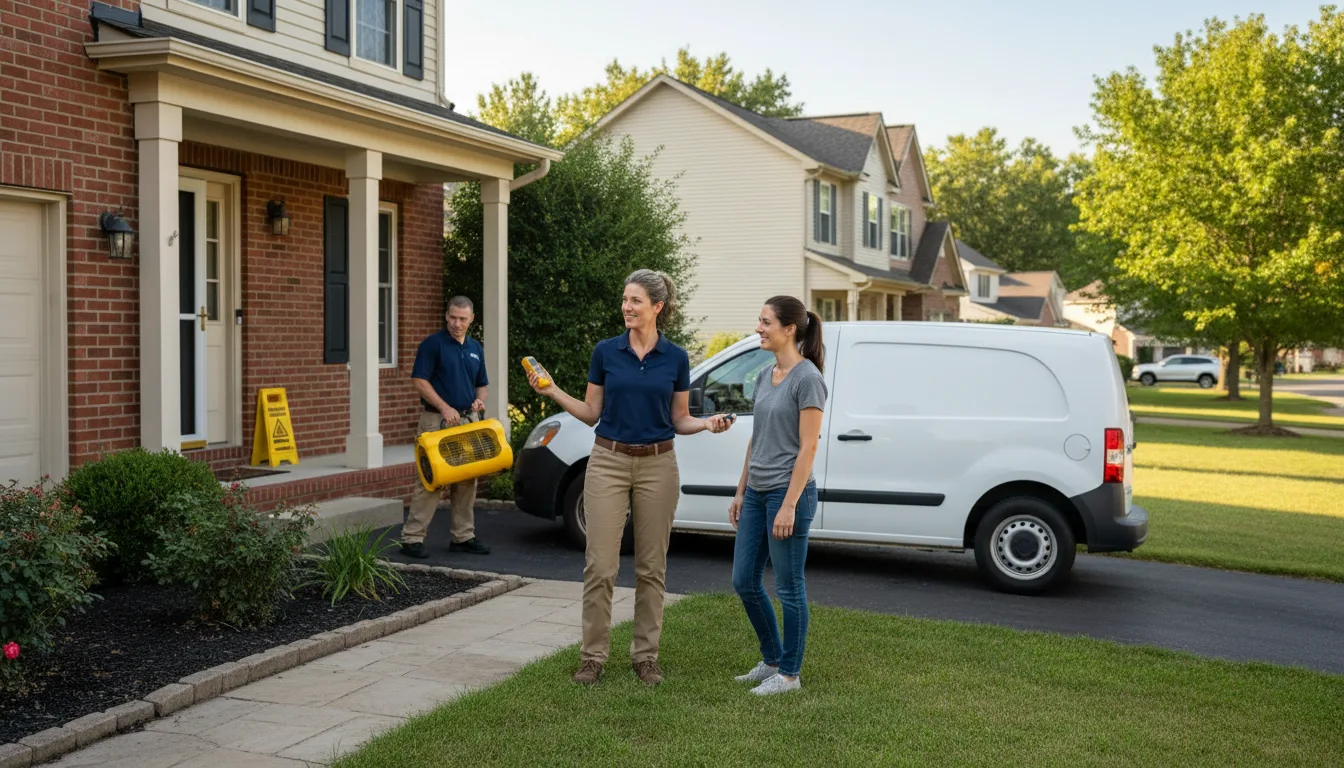 Residential water damage restoration in Bath, NC